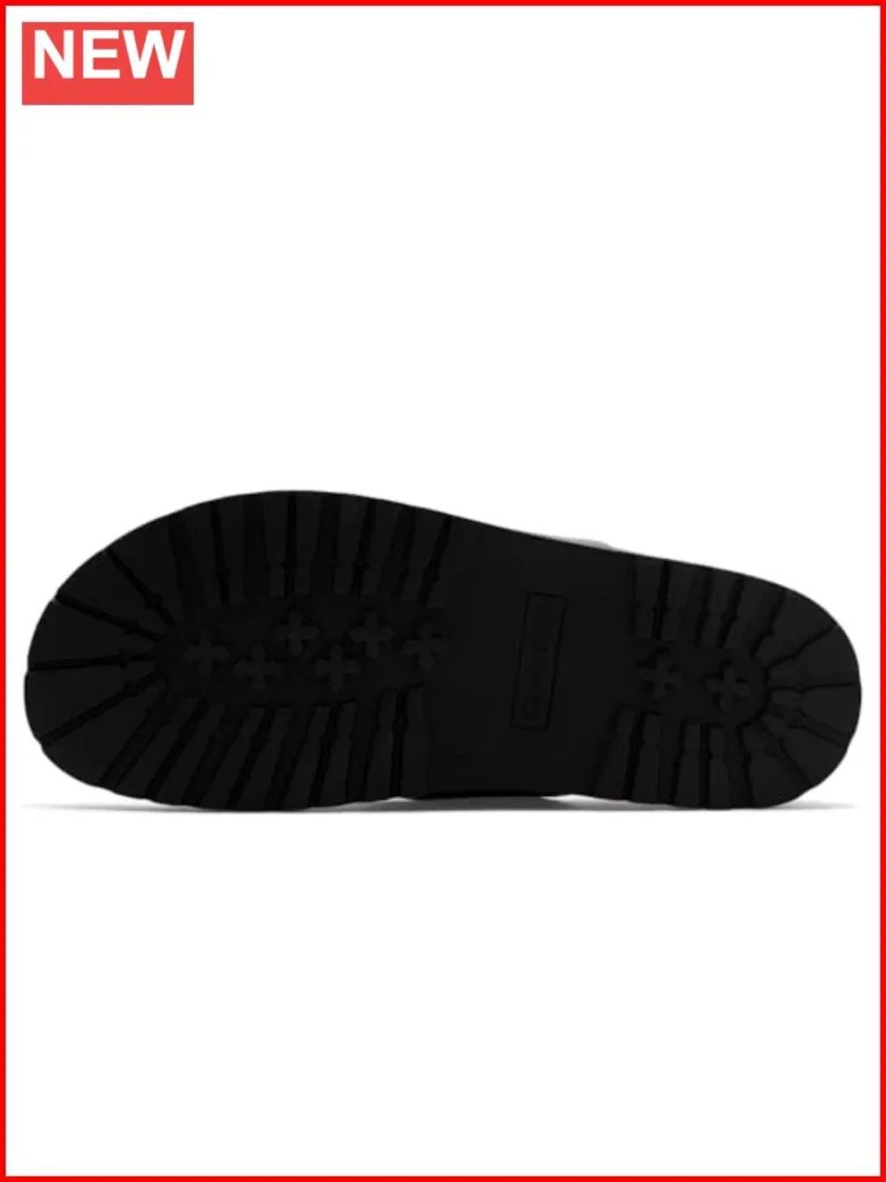 Faux Leather Slide Sandals with Double Straps